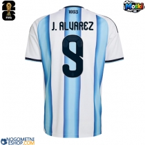Moški Nogometni dresi Argentina Julian Alvarez #9 Domači SP 2026 Kratek Rokav